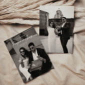 Moderne Minimalistische SkriptWedding Save the Dat Einladung