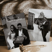 Moderne Minimalistische SkriptWedding Save the Dat Einladung