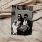 Moderne Minimalistische SkriptWedding Save the Dat Einladung