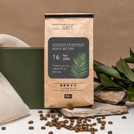 Moderne Minimalistische Sternenhimmel & Beach Palm Quadratischer Aufkleber