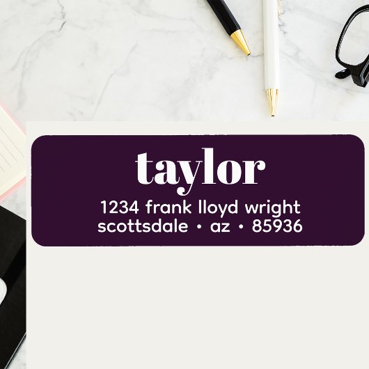 Moderne Minimalistische, stilvolle Trendy Rücksend