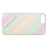 Moderne, Minimalistische Streifen - Personalisiert Case-Mate iPhone Hülle (Rückseite (Horizontal))