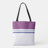 Moderne, minimalistische Streifen Tasche (Rückseite)