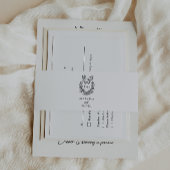 Moderne Minimalistische Tauben Elegante Script Hoc Einladungsbanderole