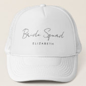 Moderne Minimalistische Template Bridge Squad Brid Truckerkappe (Vorderseite)