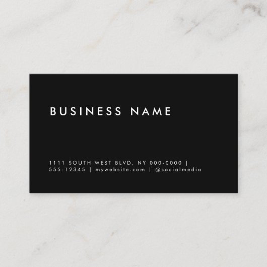 Moderne, minimalistische Termine (Vorderseite)