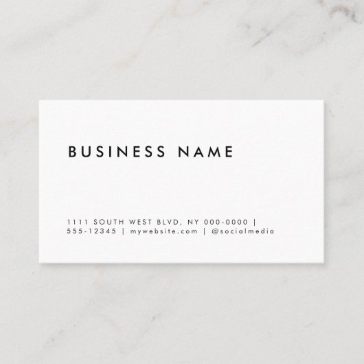 Moderne, minimalistische Termine (Vorderseite)