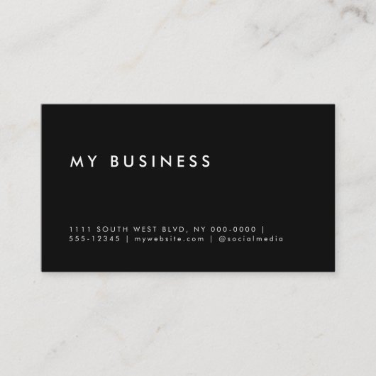 Moderne minimalistische Termine Erinnerung (Vorderseite)