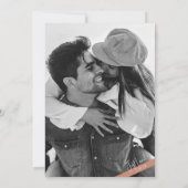 📸 ✨ Moderne Minimalistische Terra Cotta Lässig We Einladung (Rückseite)