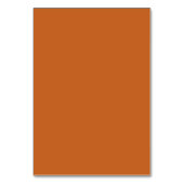 Moderne Minimalistische Terracota Sitzordnung Tischnummer (Rückseite)