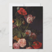 Moderne minimalistische Terracotta Hochzeitseinlad Einladung (Rückseite)