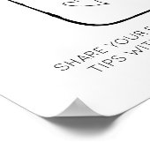 Moderne minimalistische Tipps für Eltern Jar Baby Poster (Ecke)