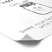 Moderne minimalistische Tipps für Eltern Jar Baby  Poster (Ecke)