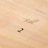 Moderne Minimalistische Tischnummer (Ablage )