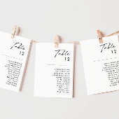 Moderne Minimalistische Tischnummer