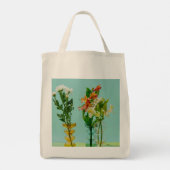 Moderne minimalistische Tote-Tasche Tragetasche (Rückseite)