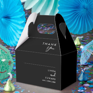Moderne Minimalistische Traditionelle Schwarze Hoc Geschenkschachtel