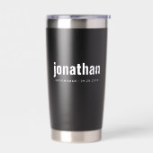 Moderne Minimalistische Trauzeuge Trauzeugen Gesch Thermobecher (Links)