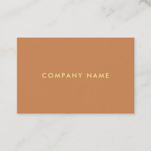 Moderne Minimalistische Trendfarben Elegante Vorla Visitenkarte (Vorderseite)