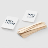 Moderne + Minimalistische Typografie Hochzeit Viel Fächer (Non-assembled)