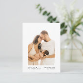 Moderne Minimalistische Typografie Kinderdusche Vi Postkarte (Stehend Vorderseite)