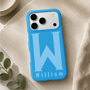 Moderne minimalistische Typografie Monogramm sage Case-Mate iPhone 14 Hülle