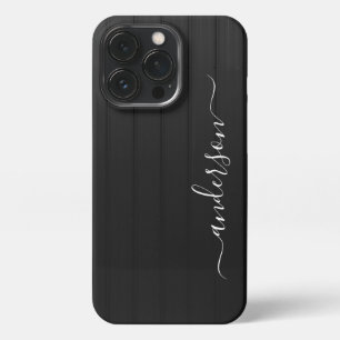 Moderne minimalistische Typografie Name monogrammi iPhone 13 Pro Hülle