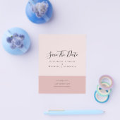 Moderne Minimalistische Typografie rettet die Date Flyer (Einzeln)