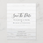 Moderne Minimalistische Typografie rettet die Date Flyer (Vorne)