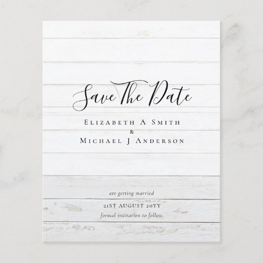 Moderne Minimalistische Typografie rettet die Date Flyer (Vorne)