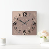 Moderne Minimalistische Uhr (Zuhause)