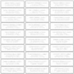 Moderne, Minimalistische und elegante Gästennamen Aufkleber<br><div class="desc">Besteht aus einfacher Serifentypografie. Diese Elemente sind einfach,  elegant und modern. Das hier hat 30 Aufkleber. Dieses wurde von White Paper Birch Co. exklusiv für Zazzle entworfen. Abrufbar unter: http://www.zazzle.com/store/whitepaperbirch</div>