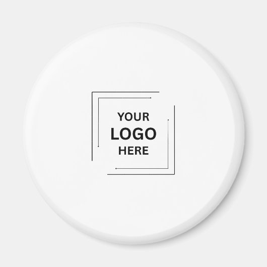Moderne Minimalistische Unternehmensmarkendesign Magnet (Vorne)