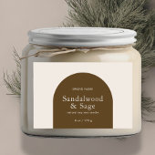 Moderne, minimalistische Verpackung Lebensmitteletikett