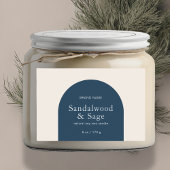 Moderne, minimalistische Verpackung Lebensmitteletikett