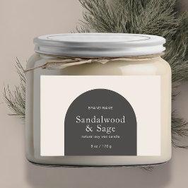 Moderne, minimalistische Verpackung Lebensmitteletikett