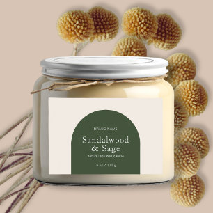 Moderne, minimalistische Verpackung Lebensmitteletikett