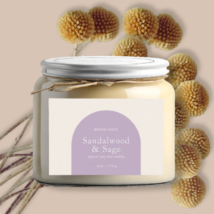 Moderne, minimalistische Verpackung Lebensmitteletikett