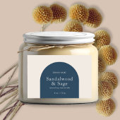 Moderne, minimalistische Verpackung Lebensmitteletikett