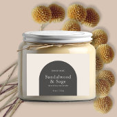 Moderne, minimalistische Verpackung Lebensmitteletikett