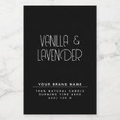 Moderne, minimalistische Verpackungen für Kosmetik Lebensmitteletikett (Einzelnes Label)