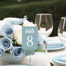 Moderne Minimalistische Vintage Blaue Hochzeit