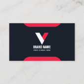 Moderne Minimalistische Visitenkarte (Vorderseite)