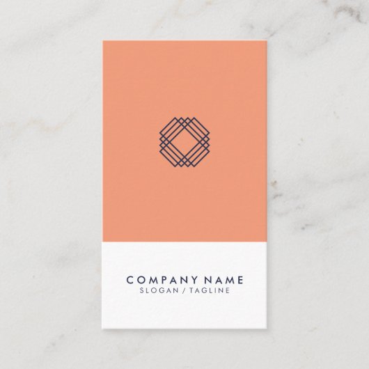 Moderne Minimalistische Visitenkarte (Vorderseite)