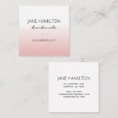 Moderne Minimalistische Visitenkarte (Vorne/Hinten)