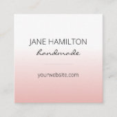 Moderne Minimalistische Visitenkarte (Vorderseite)