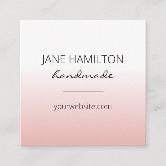 Moderne Minimalistische Visitenkarte (Vorderseite)