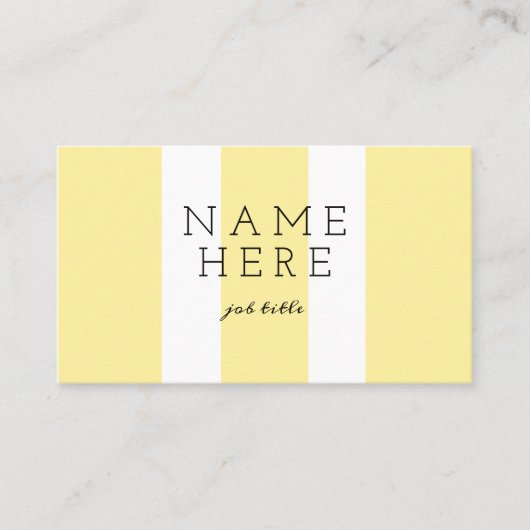 Moderne Minimalistische Visitenkarte (Vorderseite)