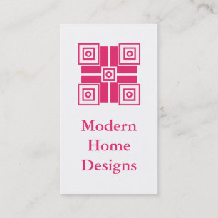 Moderne Minimalistische Visitenkarte, Magenta Visitenkarte