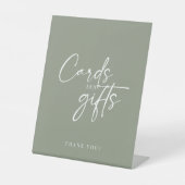 Moderne Minimalistische Visitenkarten und Geschenk Sockelschild (Vorderseite)